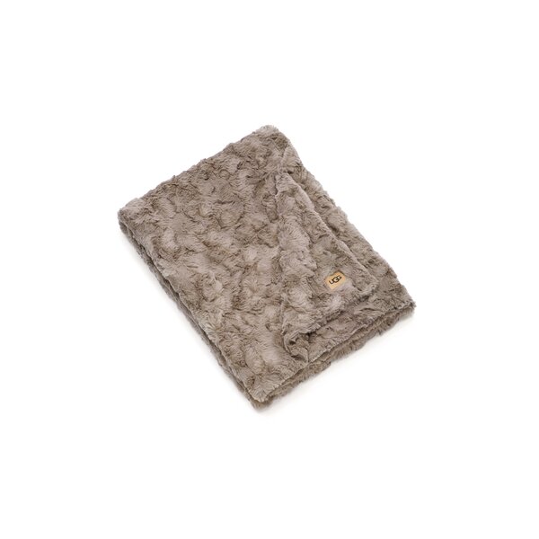 UGG Adalee Soft Faux Fur Accent Throw Blanket Reviews Wayfair